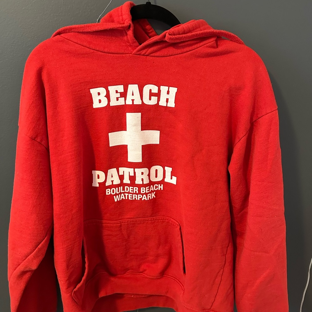 Red Beach Patrol Hoodie